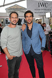 Moritz Bleibtreu und Elyas M'Barek beim Exklusiven Grand Opening Event des neuen IWC Schaffhausen Boutique in München ©Foto: Gisela Schober/ Getty Images für IWC